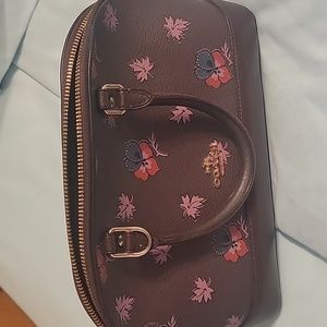 Coach Sierra wild flower satchel with strap